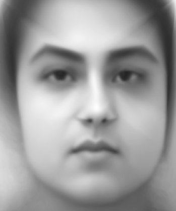 Average face warped to my geometry