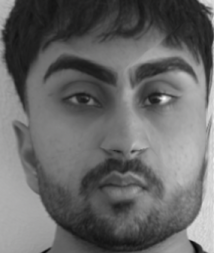 Caricature alpha -0.9