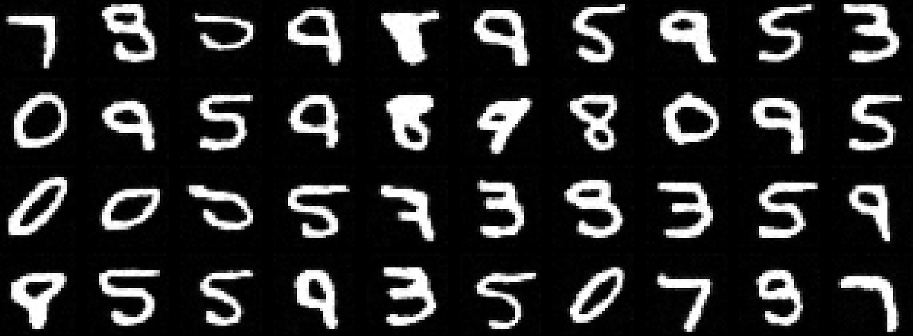 Timestep-conditioned samples after twenty epochs