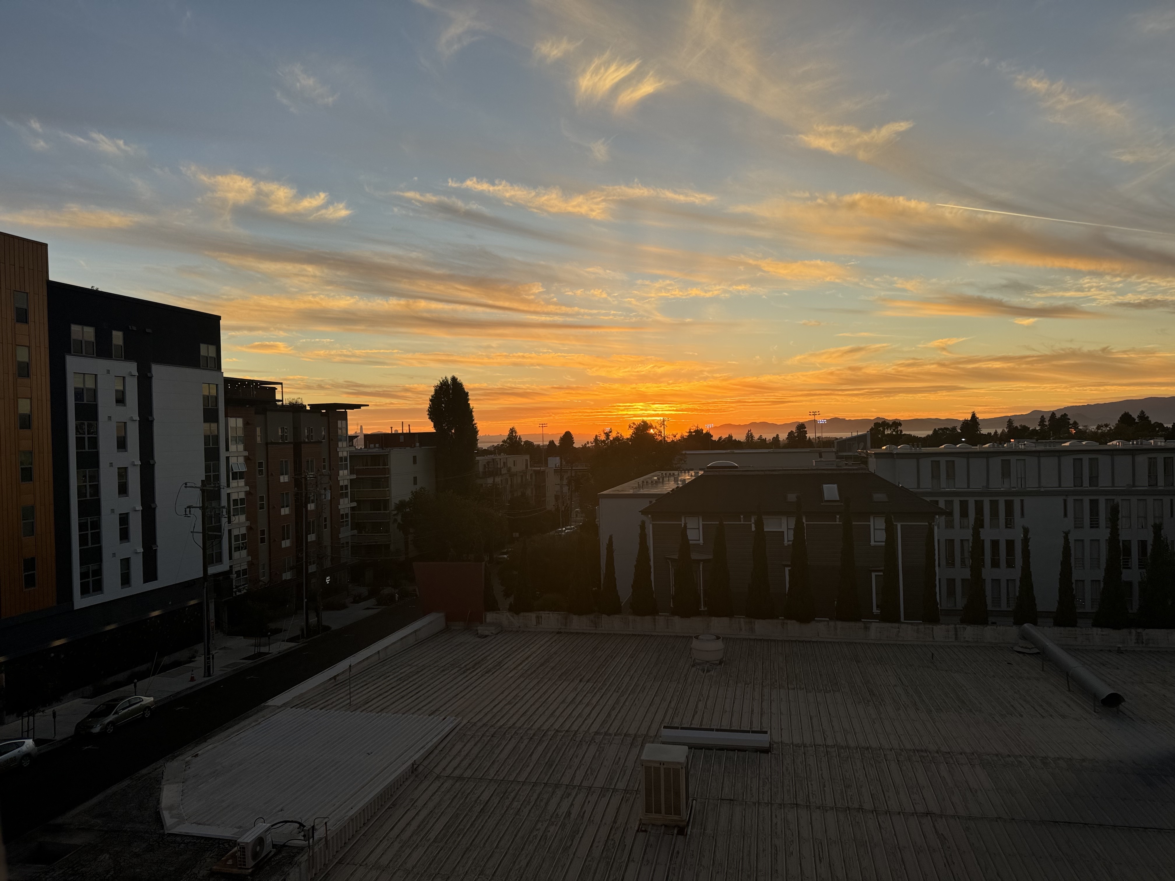 Sunset left